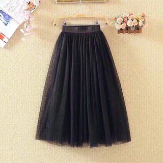 CHÂN VÁY LƯỚI 2 LỚP