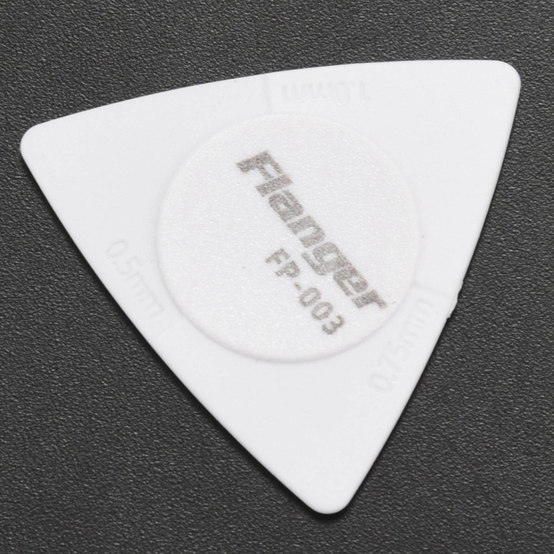 Flanger 10pcs Triangle-Guitar picks 1.0 0.75 0.5 mm Thickness in PC + ABS Material Antislip Style Picks Black