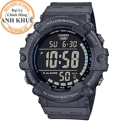 Đồng hồ nam dây nhựa Casio Anh Khuê AE-1500WH-8BVDF