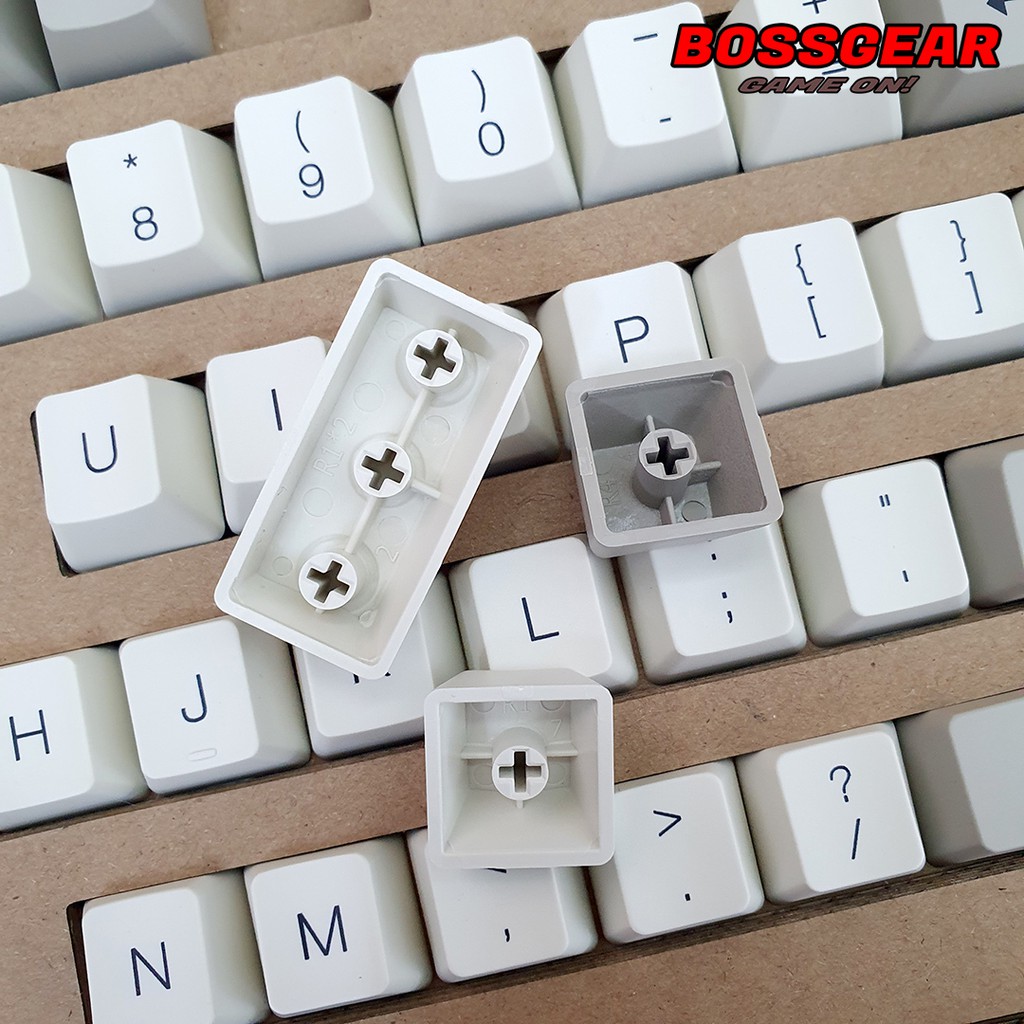 Bộ Keycap PBT Dye Sub 9009 cực đẹp và dày, OEM profile,Font chữ To, tặng kèm nhổ keycap