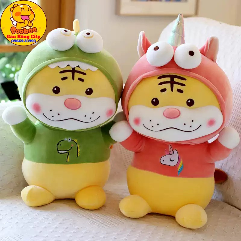 Gấu Bông Hổ Bông Cosplay Mềm Mịn Đáng Yêu Ngộ Nghĩnh Quà Tặng Cao Cấp