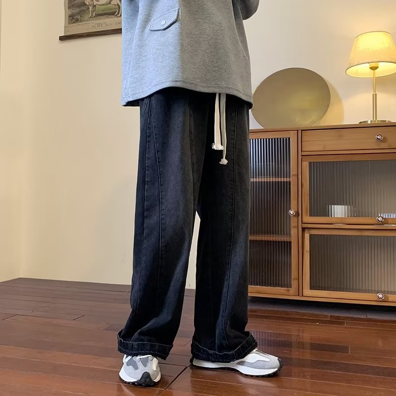 Quần Jeans Ống Rộng Phong Cách hiphop Cho Nam