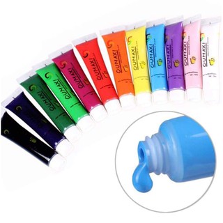 Bột Vẽ Cọ Bản Vẽ Móng ( 12 tuýp/1 hộp)