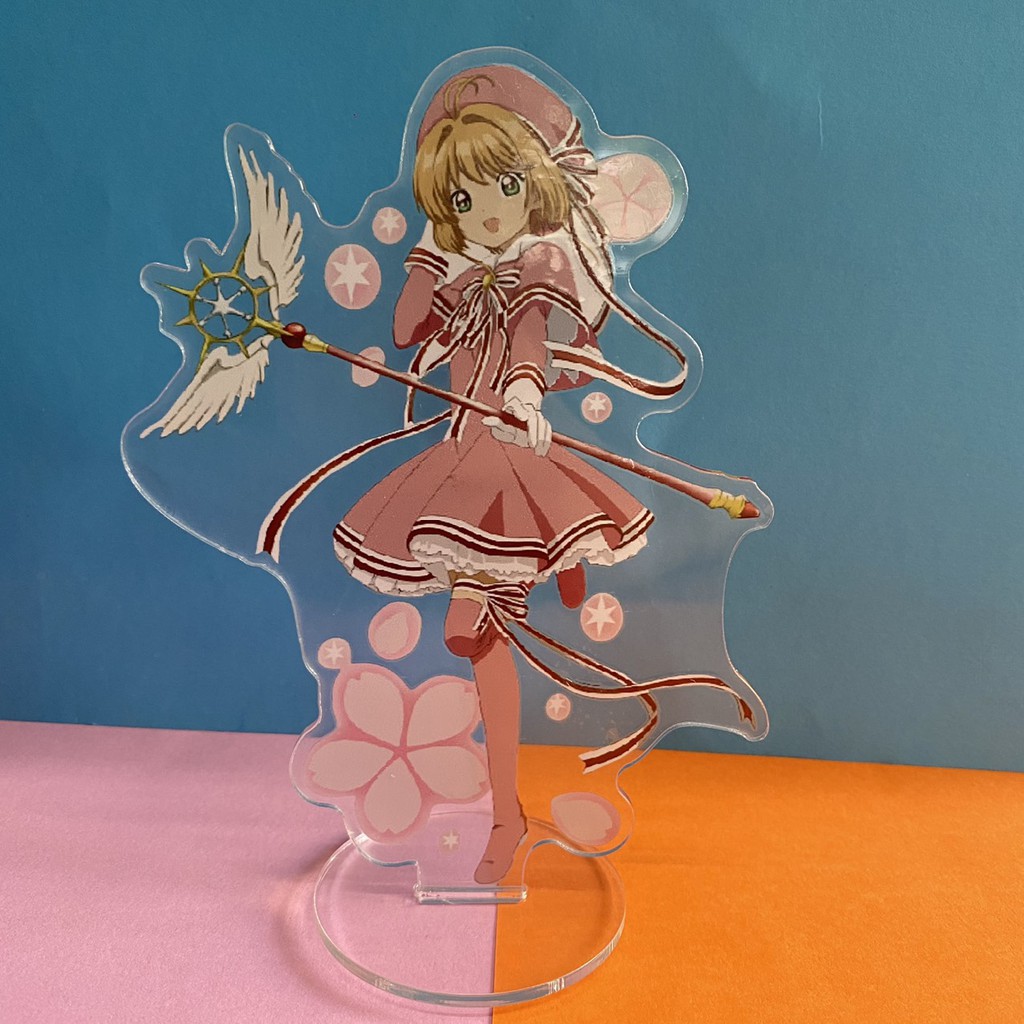 Mô hình mica standee nhân vật Cardcaptor Sakura Thủ lĩnh thẻ bài in hình anime chibi trang trí trưng bày dễ thương