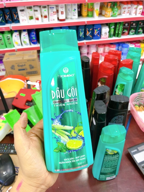 Dầu gội thorakao 400ml 4 hương gồm:bưởi,chanh sả,hà thủ ô,bồ kết