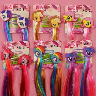 KẸP TÓC CHÚ NGỰA PONY KÈM TÓC GIẢ SIÊU DỄ THƯƠNG CHO BÉ