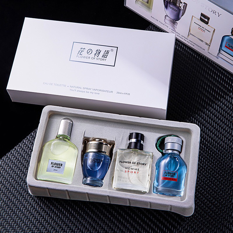 Nước Hoa nam nữ, Combo 4 Chai Nước Hoa Unisex Nam Nữ, lưu hương lâu 6 giờ đến 8 giờ
