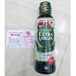 Dầu olive extra virgin ajinomoto nhật bản