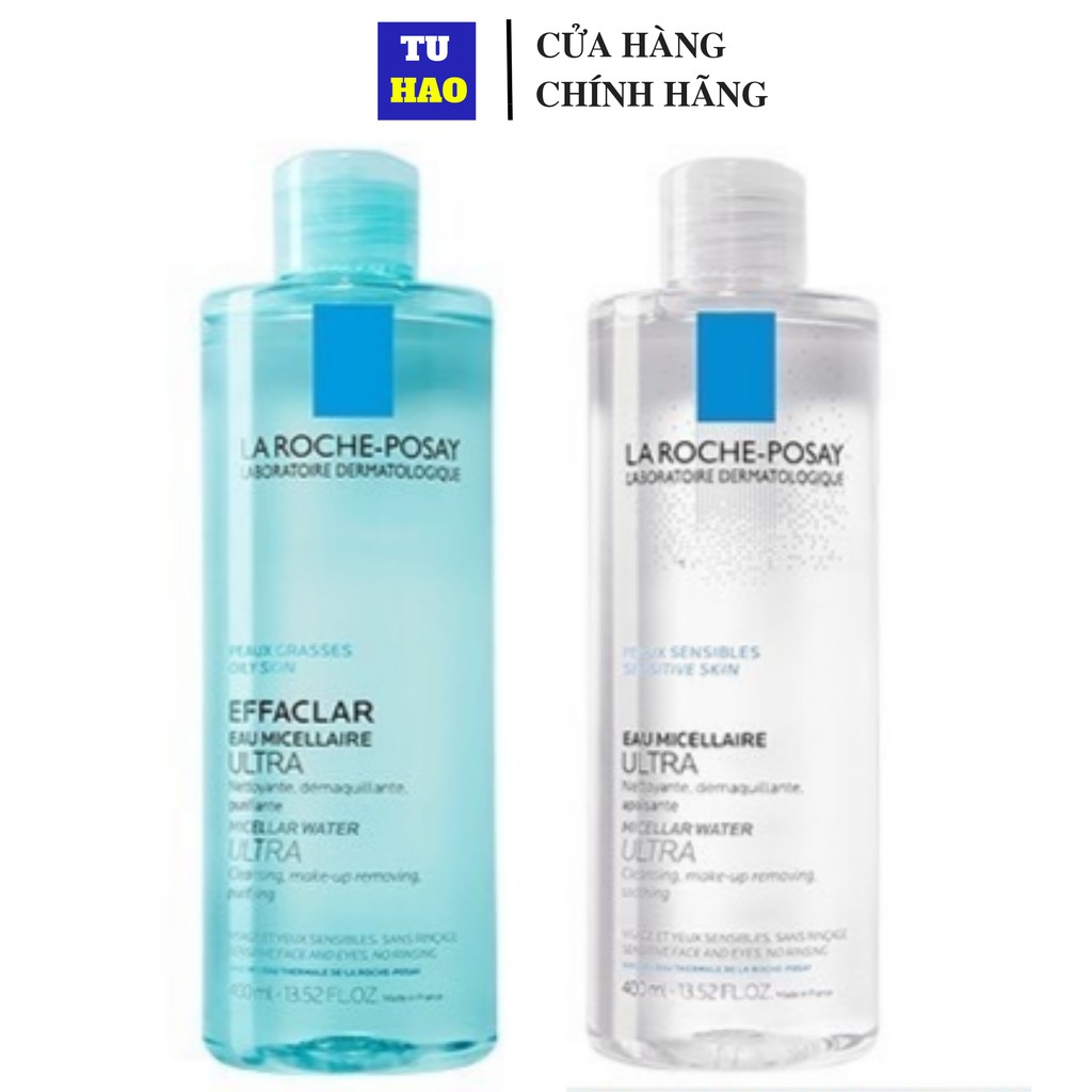 Nước tẩy trang cho da nhạy cảm La Roche-Posay Micellar Water Ultra Sensitive Skin 400ml