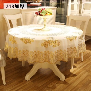Khăn trải bàn tròn phủ 1m8