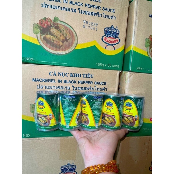 LỐC 5 LON CÁ NỤC KHO TIÊU NGON THÁI LAN | BigBuy360 - bigbuy360.vn