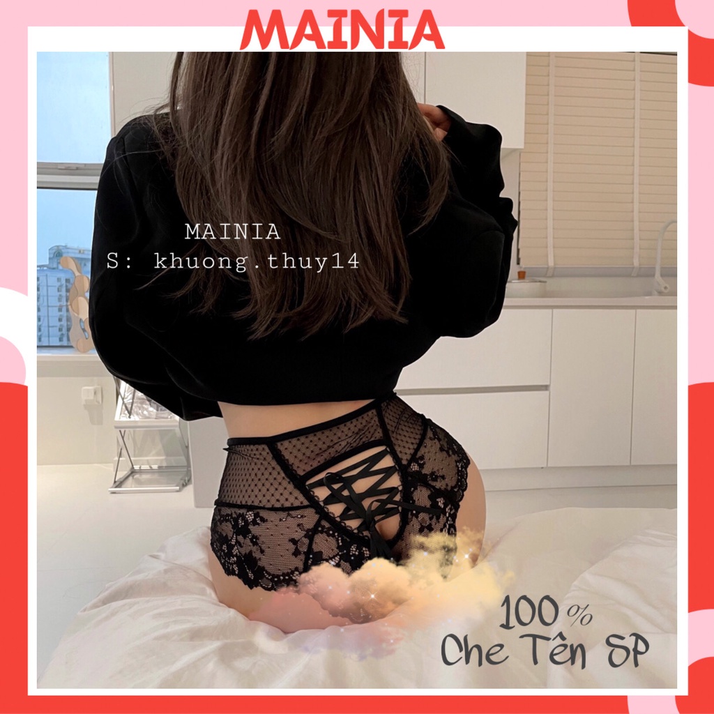 QUẦN LÓT NỮ REN HOA LƯNG CAO Sexy ❤️ GỢI CẢM ❤️ QUYẾN RŨ MAINIA Shop