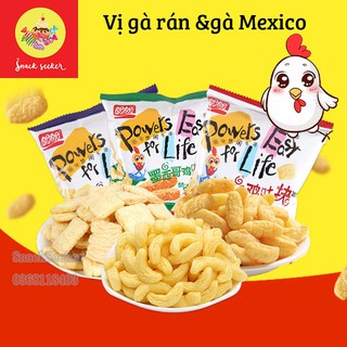 BỎNG GẠO XỐP GIÒN 2 VỊ - GÓI 8G- SNACK SEEKER
