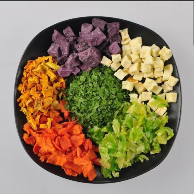 Rau củ sấy cho thú cưng túi 100gr