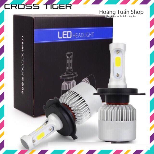 Bóng đèn pha cos LED headlight H4 H7 H1 H3 H13 9007 9006 H8 H9 siêu sáng cho nhiều loại xe