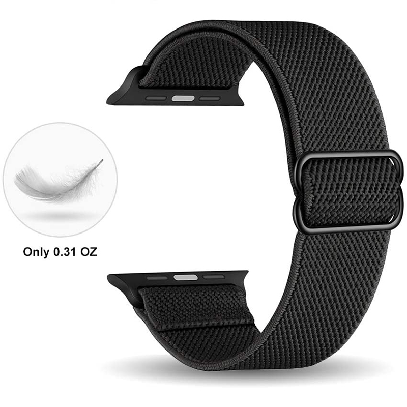 Dây Đồng Hồ Bằng Nylon Cho Apple Watch 44mm 40mm 38mm 42mm Series 6 Se 5 4 3 2 1