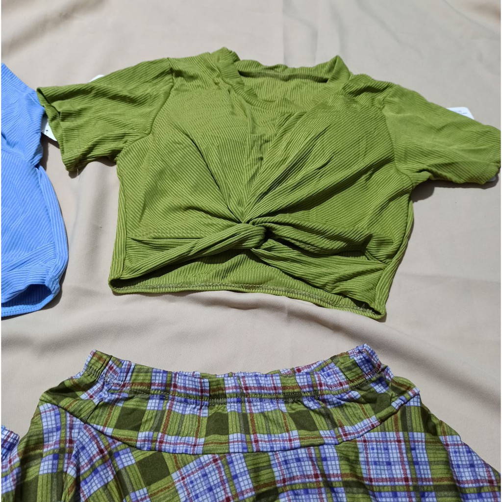 Bộ đồ bơi nữ bikini dáng váy chất thun gân đẹp tôn dáng | BigBuy360 - bigbuy360.vn