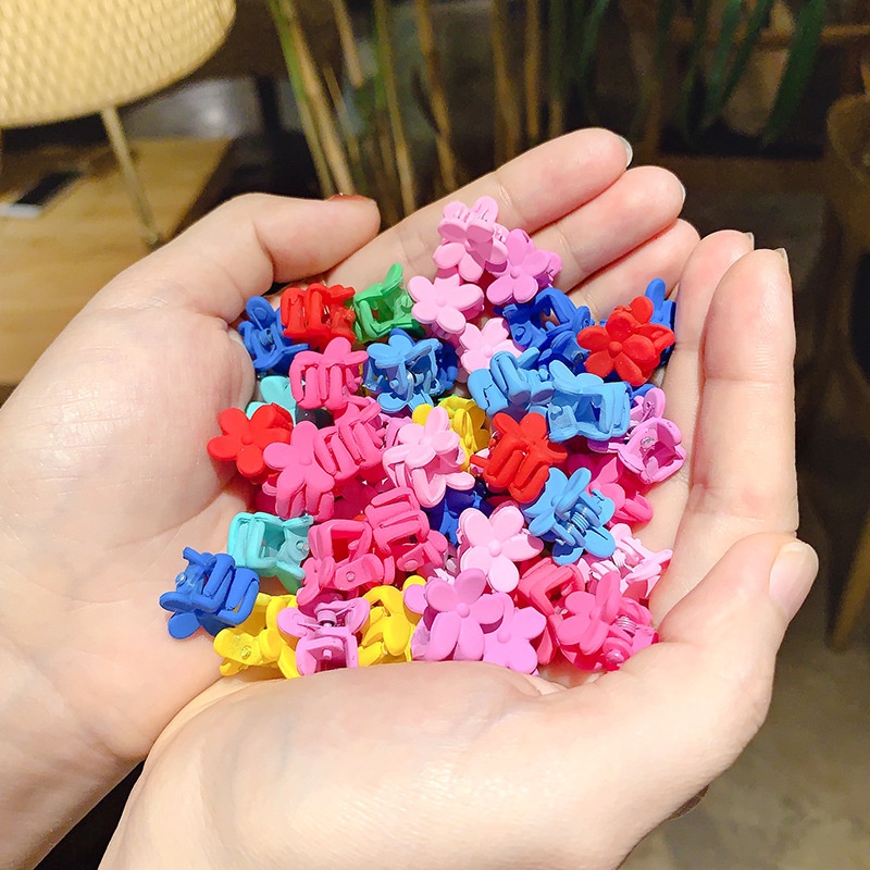 Kẹp Tóc Hình Hoa Nhỏ Xinh Xắn Phong Cách Hàn Quốc Cho Bé Gái
