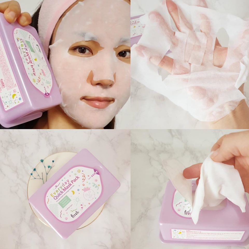 Mặt nạ giấy PRRETI EVERYDAY QUICK MASK PACK [24 miếng]
