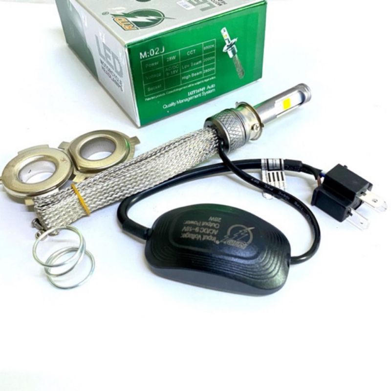 LED M02J  2 tim cho cường độ ánh sáng gom BK vinaled