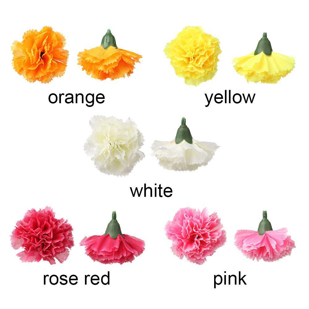 Set 10 Bông Hoa Giả Trang Trí Tiệc Cưới / Giáng Sinh