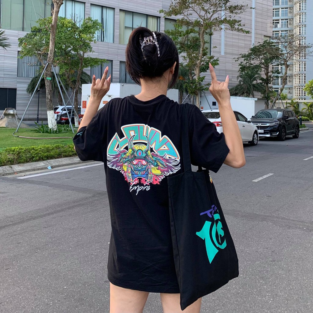 Áo thun tay lỡ local brand unisex Clownz Empire T-Shirt form rộng, chất cotton | BigBuy360 - bigbuy360.vn