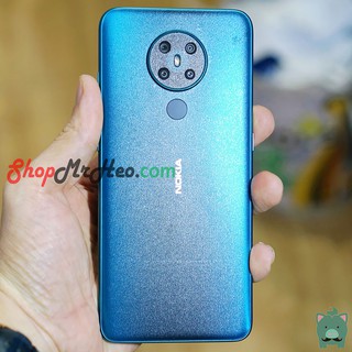SKin Dán Mặt Sau Lưng Vân 3D Nokia 5.3 - Carbon, Hình Hộp, Nhám
