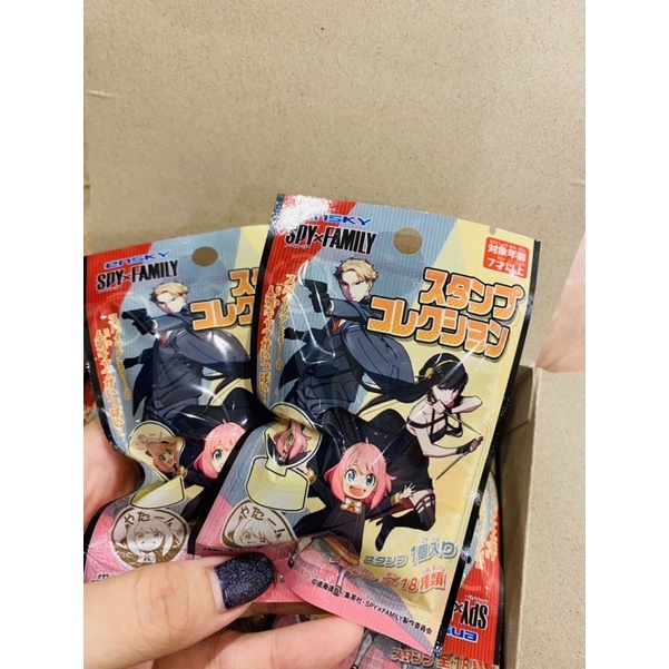 SPYxFAMILY pack nhân phẩm con dấu random rubber stamp