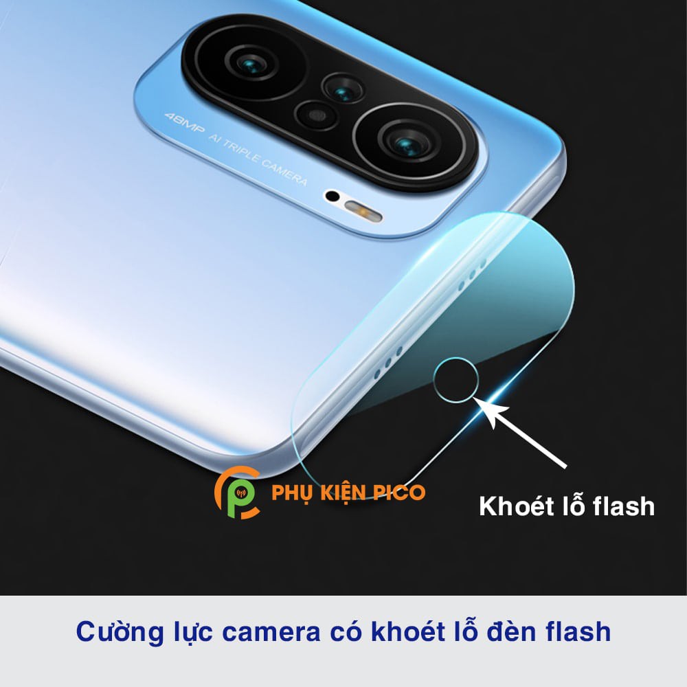 Cường lực camera Poco F3 độ cứng 9H trong suốt không ảnh hưởng đến chất lượng chụp ảnh - Dán camera Xiaomi Poco F3