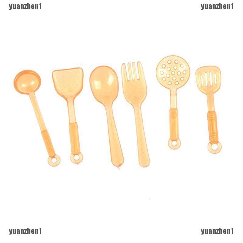 Set 1 / 10 Dụng Cụ Ăn Uống Mini Dành Cho Nhà Búp Bê