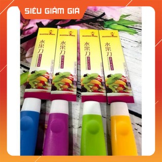 Dao cắt gọt hoa quả cán màu