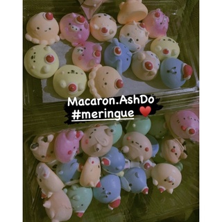 Meringue Cookie (Kẹo bông đường mix hình thú)
