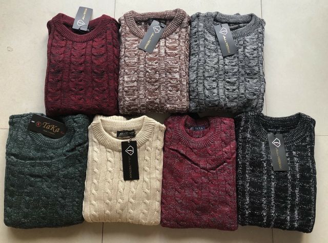 Áo len vặn thừng Họa tiết tiêu chấm đẹp mắt | BigBuy360 - bigbuy360.vn