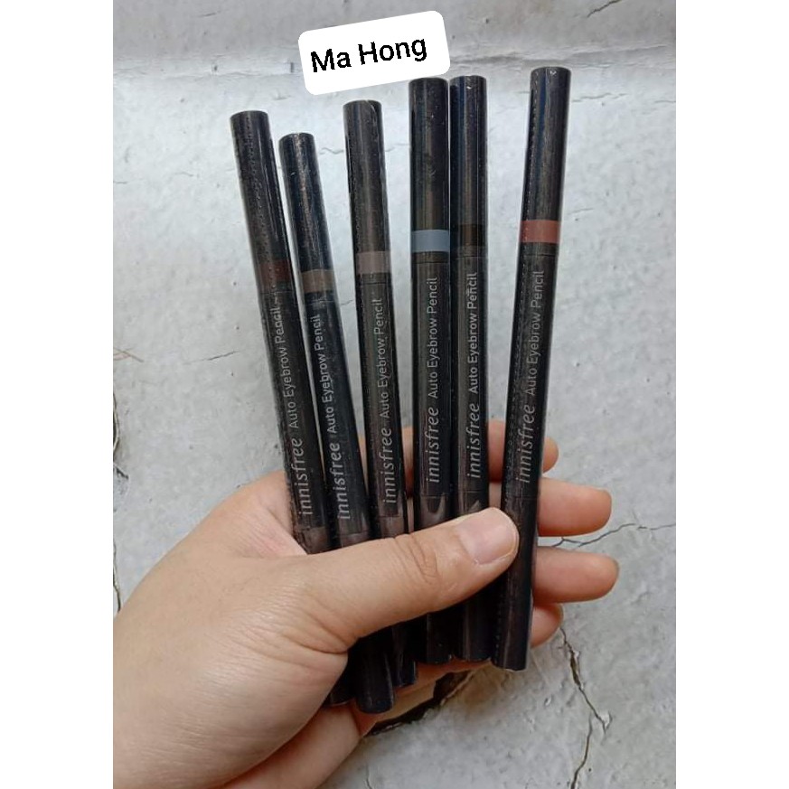 [ Ảnh Chụp Thật / Có Video ] Chì Kẻ Mày Innisfree Auto Eyebrown Pencil