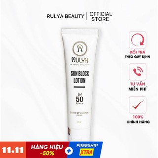 Kem Chống Nắng RULYA SUN BLOCK LOTION An Toàn Cho Mọi Loại Da
