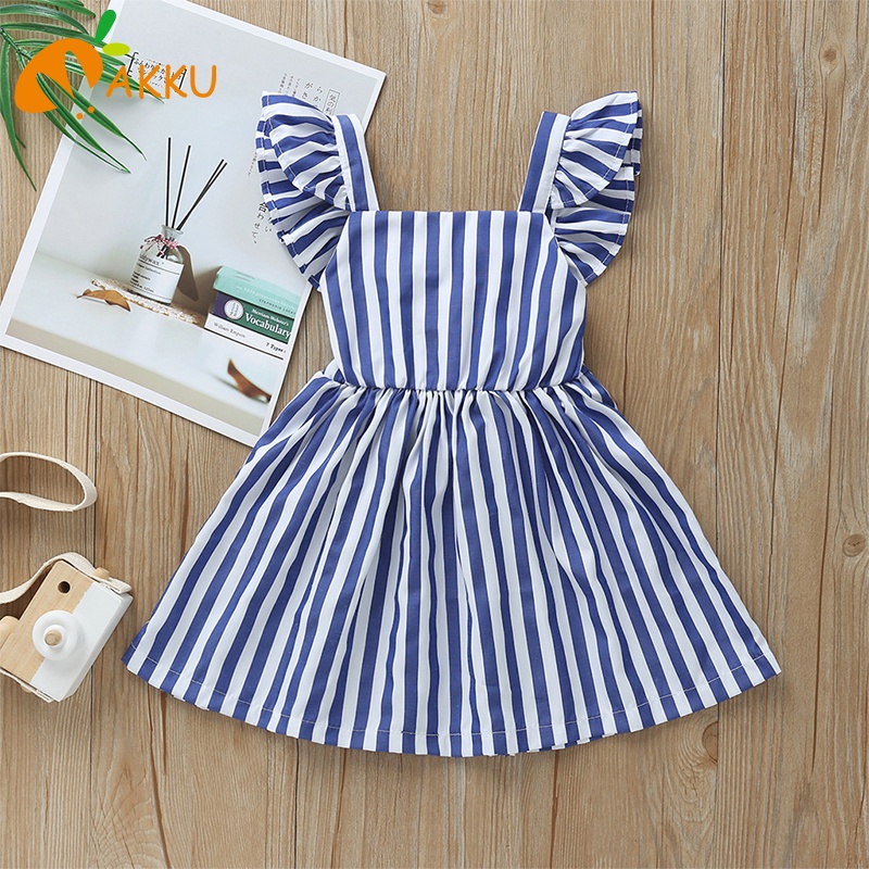 Thời Trang Trẻ Em Bé Gái Váy Nơ akku