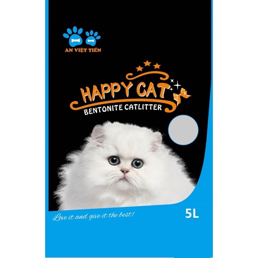 Cát vệ sinh cho mèo HAPPY CAT túi 10 lít