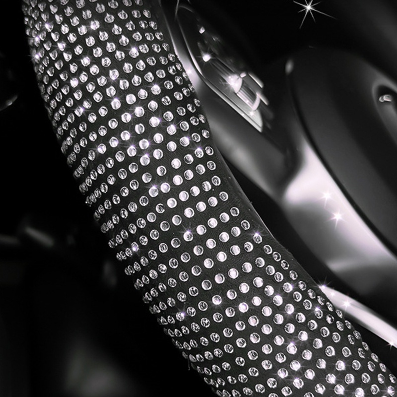 Vỏ Bọc Vô Lăng Xe Hơi 38cm Màu Đỏ Sang Trọng Cho Nữ