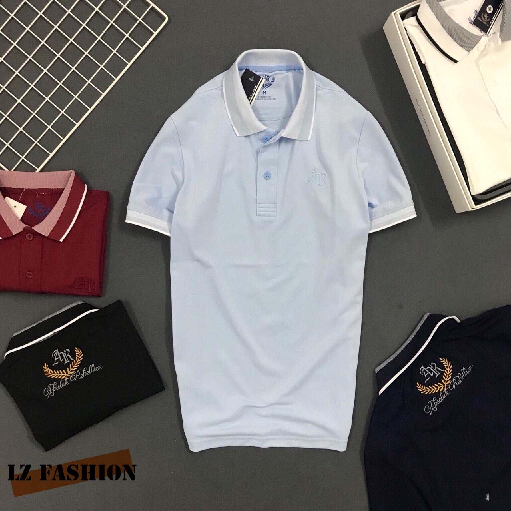 Áo thun nam có cổ ar hoạ tiết thêu cao cấp cực đẹp - LZ FASHION - PS091 | BigBuy360 - bigbuy360.vn
