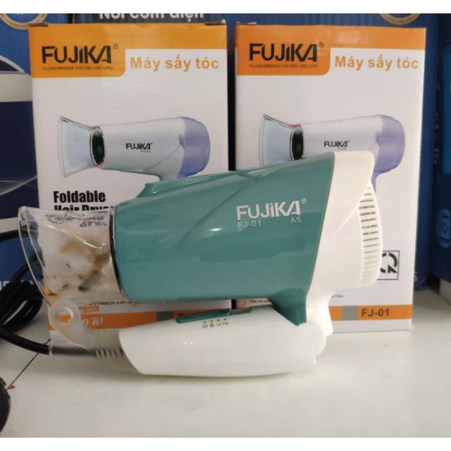 Máy sấy tóc fujika fj01-a5 Kiểu dáng nhỏ gọn, tay cầm tiện lợi với 2 chế độ điều chỉnh sấy khác nhau