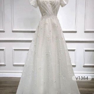 váy cưới, đầm maxi trắng dạ hội  ( Hàng thiết kế cao cấp)