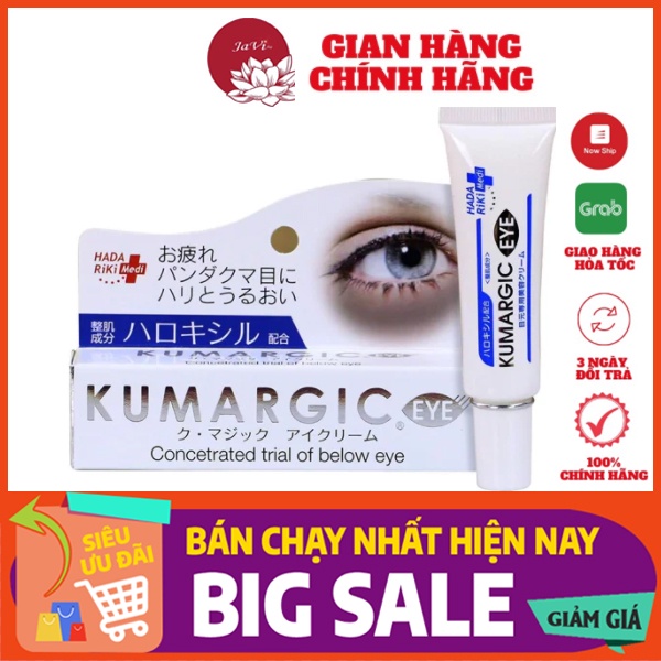 Kem giảm thâm quầng mắt Kumargic Eyes Nhật Bản