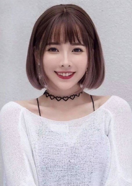 Tóc giả nữ cả đầu 🦞FREESHIP🦞 Tóc giả víc cúp ngang vai omber