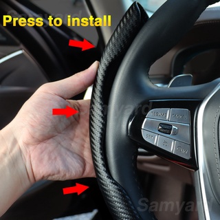 Set 2 Ốp Bảo Vệ Vô Lăng Xe Hơi BMW E30 E36 E39 E46 E60 E61 E70 E71 E90 E91 X1 X3 X5 X6 Bằng Sợi Carbon