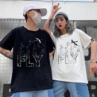 Áo thun tay lỡ unisex fly tee - the f brand