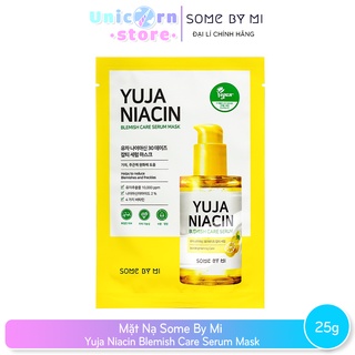 Mặt Nạ Giấy Some By Mi Yuja Niacin Blemish Care Serum Mask - 1 Miếng