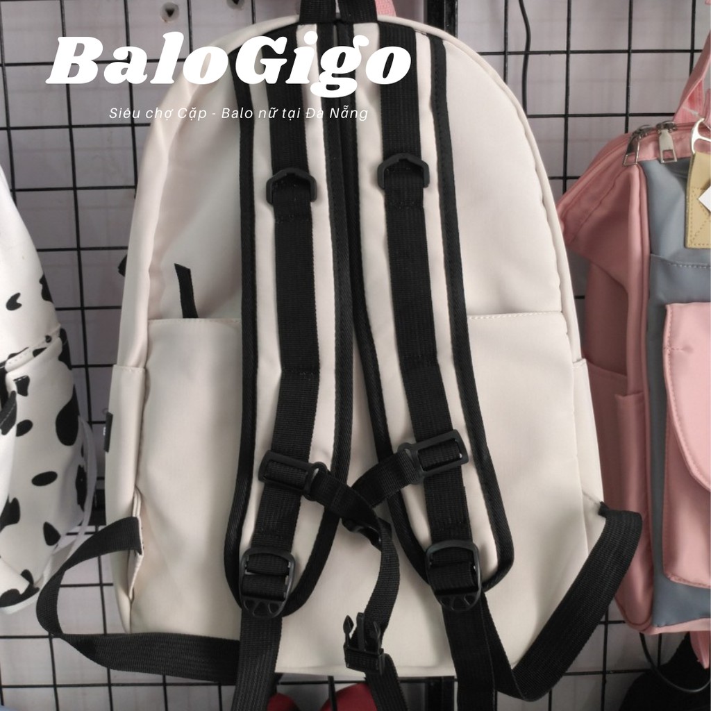 Balo Basic đơn giản vải trơn chống thấm nước G240 - BaloGigo