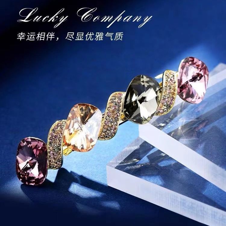 Kẹp Tóc Pha Lê Cao Cấp Phong Cách Hàn Quốc Mới Dành Cho Mẹ