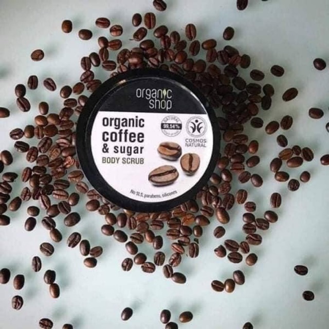 TTBC toàn thân Organic Shop Organic Coffee & Sugar Body Scrub