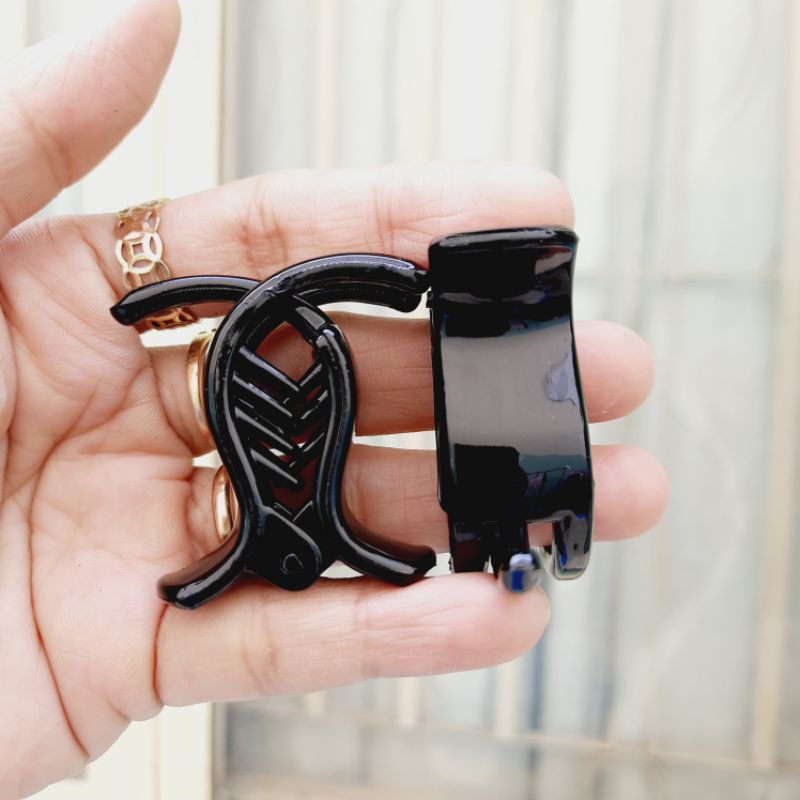 Kẹp tóc 3 răng/5 răng nhí đen bóng